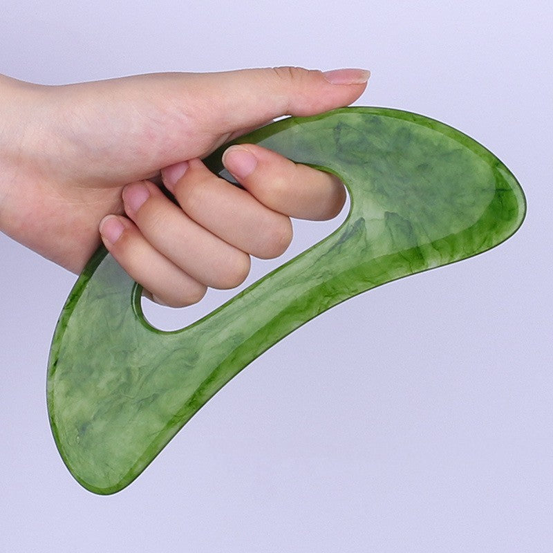 Resin Scraping Board Large Machete Full Body Massage Lazy Crescent Amber